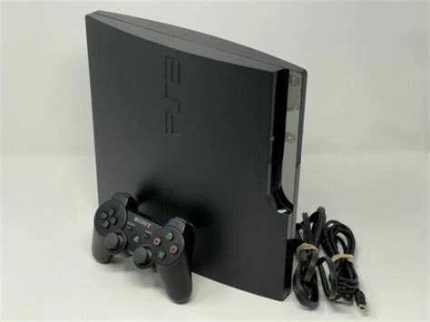 Sony PlayStation 3 Slim Launch Edition 120 GB Charcoal Black CECH