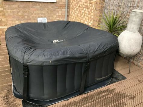Mspa Luxury Alpine M LS Square Inflatable Jacuzzi Hot Tub Spa For Sale From United Kingdom
