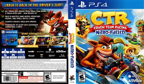 Ps Crash Team Racing Nitro Fueled Ntsc R Videogameretailcovers