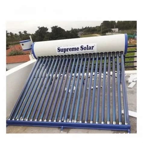 Lithium Ion Stainless Steel Supreme Solar Water Heater Capacity 200