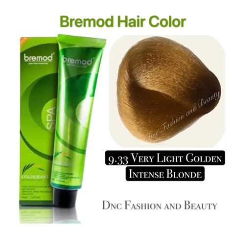 Very Light Golden Intense Blonde Bremod Hair Color Lazada Ph