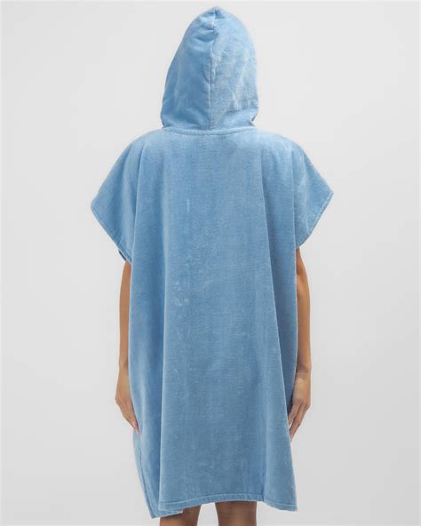 Hurley Oando Hooded Towel In Glacier Lake Free Shipping And Easy Returns