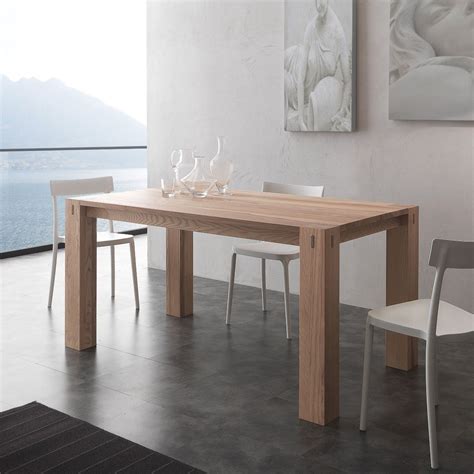 Woods Tavolo Da Pranzo Allungabile In Legno Massello Fino A 260 Cm