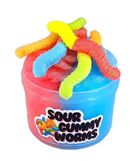 Sour Gummy Worms – CinnaCrew Slimes