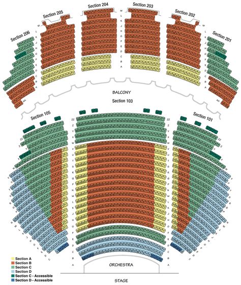 Warner Theater Dc Detailed Seating Chart | Brokeasshome.com