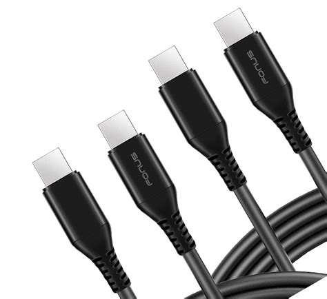 Fast Charge 6ft And 10ft Long Pd Usb C Cables For Cricket Debut S3 Icon 6 Type C To Type C