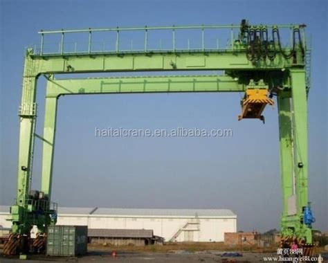 Rubber Tyred Gantry Crane Rtg Hydraulic Gantry Crane Easy Operated