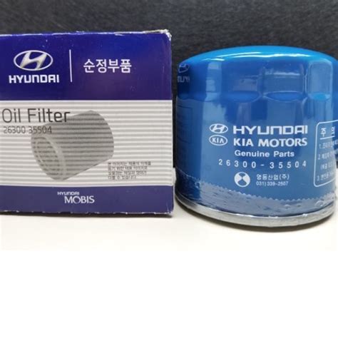 Oil Filter Hyundai Elantra Veloster Sonata Getz Santafe Tucson Shopee