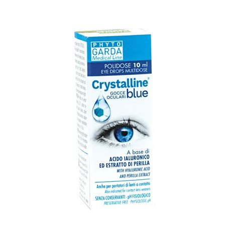 Crystalline Blue Collirio Per Occhi Secchi Arrossati E Stanchi 10 Ml