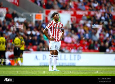 Bet Stadium Stoke England Th August Josh Laurent Of