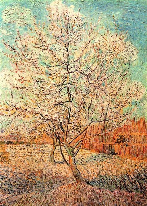 Vangoghdailygallery Peach Tree In Blossom Van Gogh Art Vincent Van