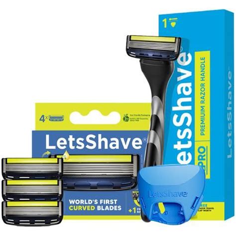 Buy LetsShave Pro 5 Razor Shaving Kit For Men - 5 Blade Shaving Razor Online at Best Price of Rs ...