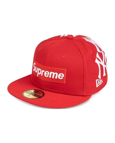 Gorra New York Yankees De X Supreme Ktz De Color Rojo Lyst