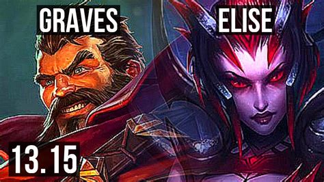 GRAVES Vs ELISE JNG 8 1 11 1 8M Mastery 400 Games NA