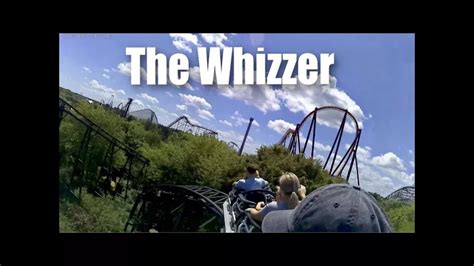 Riding The Whizzer roller coaster POV at Six Flags Great America ...