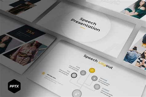 Speech Powerpoint Template By Aqr Studio On Creativemarket