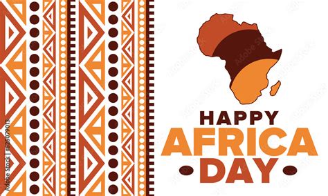 Africa Day. Happy African Freedom Day and Liberation Day. Celebrate annual on the African ...