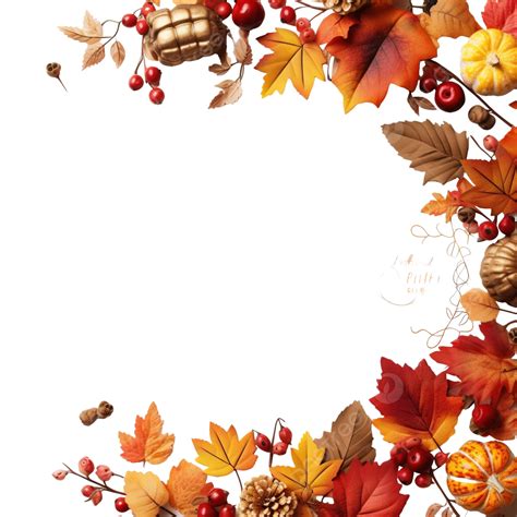 Top View Of Thanksgiving Message With Autumn Leaves And Elements