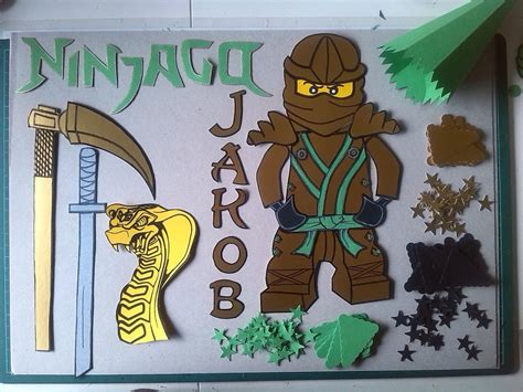 ein Bastel Set für Ninjago Schultüten Ninjago schultüte Basteln