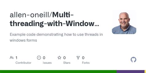 GitHub Allen Oneill Multi Threading With Windows Forms Example Code