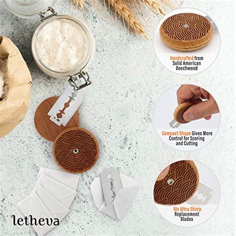 Letheva UFO Bread Lame Cutter For Scoring Homemade Dough Great Gift