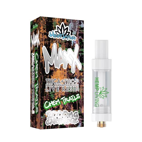 Hemp Living Maxx G Vape Cartridge W Live Resin Liquid Diamonds