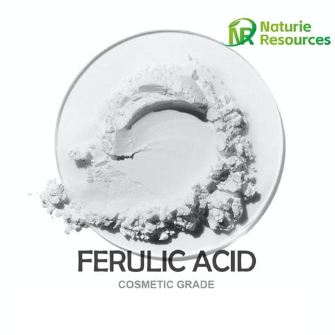 Ferulic Acid Powder Food Cosmetic Grade Antioxidant Skin Whitening