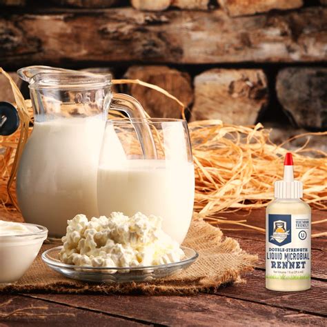 Buy Liquid Microbial Rennet For Cheese Making Vegetarian Milk