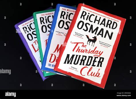 Richard Osman Thursday Murder Club Series Stock Photo - Alamy