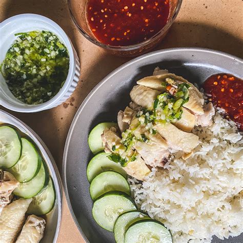 Hainanese Chicken Rice - Farah J. Eats