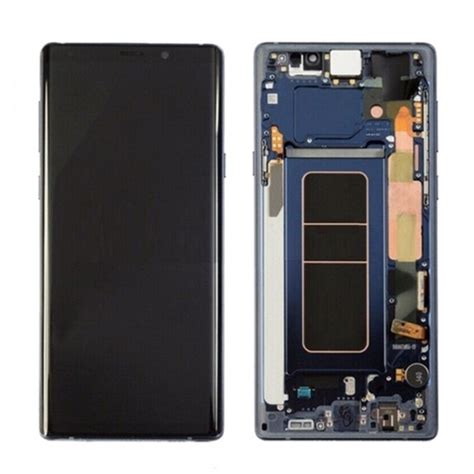 Lcd Screen Samsung Note 9 N960f With Frame Service Pack Blue