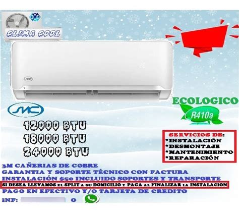 Split Smc Ecol Gico Btu Aire Acondicionado Ahorrador En Mercadolibre