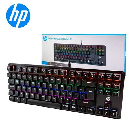 Teclado Mecanico Gaming Hp Gk Switch Marron Led Rgb Aj Aa Abm