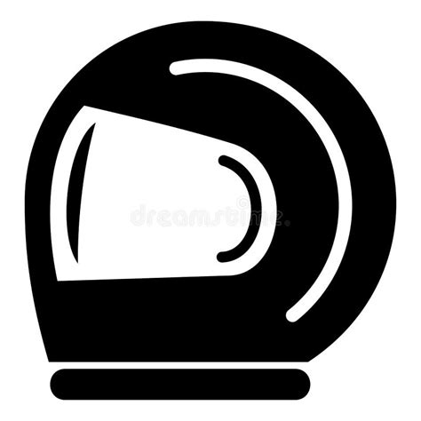 Icono Del Casco Del Corredor Estilo Negro Simple Ilustración Del