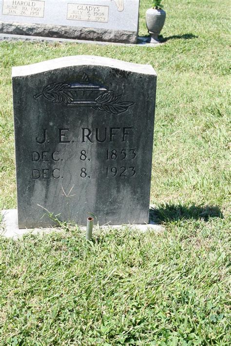 Jesse Enoch Ruff Memorial Find A Grave