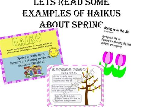 Spring Haiku Poems