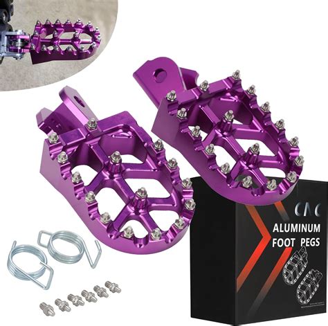 Amazon Jfg Racing Dirt Bike Foot Pegs With Springs Aluminum