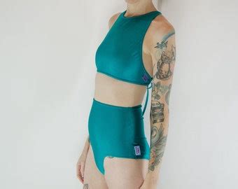 High Waisted Bikini Etsy