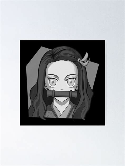 "Nezuko Kamado manga" Poster for Sale by BlackCupcake | Redbubble