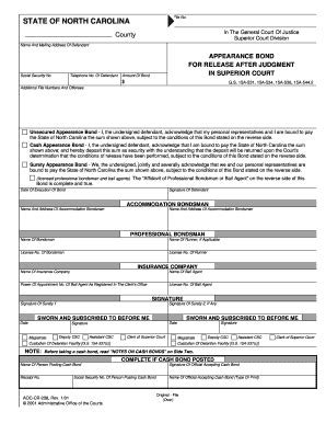 Fillable Online Nccourts Name And Mailing Address Of Defendant Fax