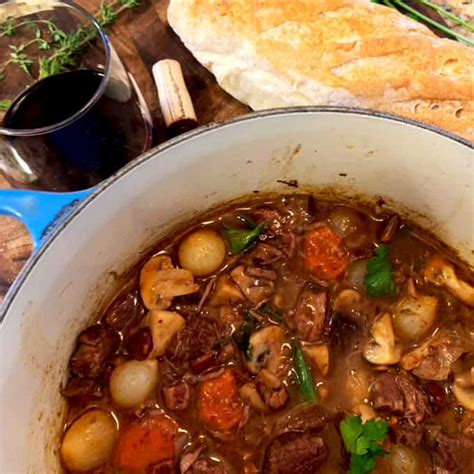 Julia Childs Beef Bourguignon Boeuf à La Bourguignonne Platter Talk