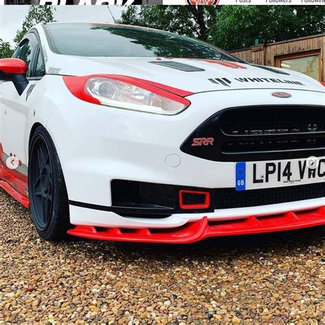 Ford Fiesta Mk75 St Delta S R Front Splitter Gloss Red