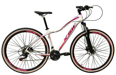 Bicicleta Feminina Aro 29 Ksw Mwza Alumínio 24v Câmbios Shimano Garfo