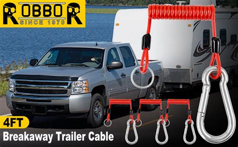 Amazon Robbor Trailer Breakaway Cable With Stainless Steel