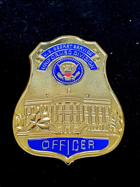 Collectors Badges Auctions Us Secret Service Uniformed Division Officer