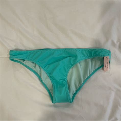 New Victorias Secret Swim The Cheeky Mint Bikini Bot… Gem