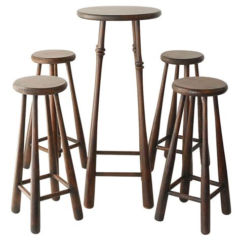 WONDERFUL AND FOLKY BASEBALL BAT BAR STOOLS AND TABLE | Bar table and ...