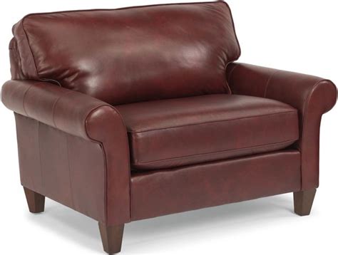 Flexsteel® Westside Burgundy Chair And A Half Top Furniture Gorham Nh