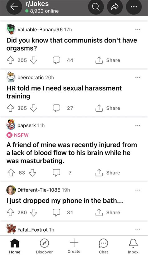 JU From R Jokes Because Is It Just Me Or Most Of The Jokes Are About Masturbation Sex R