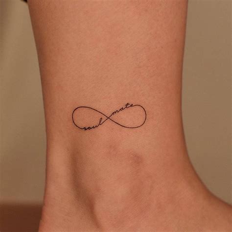 Fine Line Infinity Symbol Soul Mate Tattoo Infinity Tattoos Small Infinity Tattoos